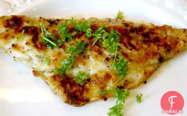 Pargo Rojo Con Mantequilla De Limón