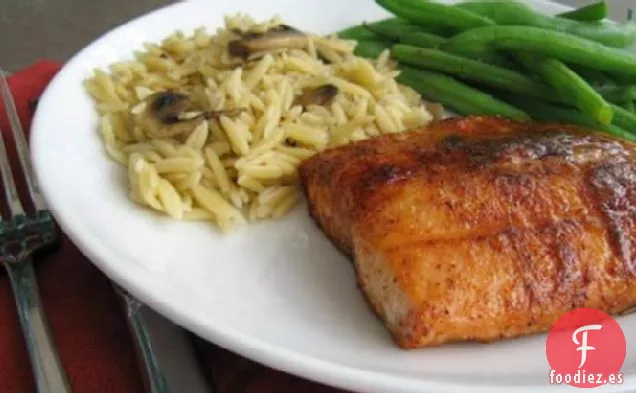 Salmón Glaseado de Arce con Especias