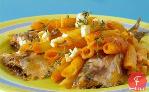 Penne Con La Sardine (Pasta y Sardinas al horno)