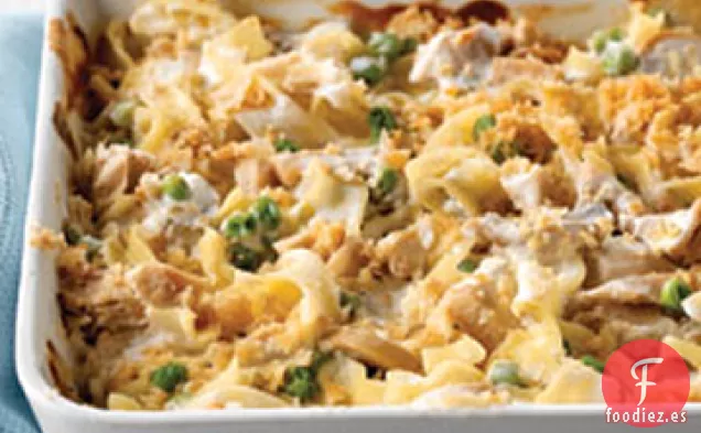 Cazuela Cremosa de Fideos de Atún