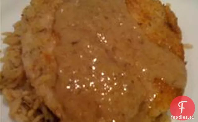 Tilapia de Parmesano con Salsa de Vino Blanco