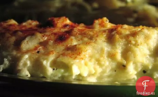 Tilapia al Horno con Salsa de Fondue y Cangrejo