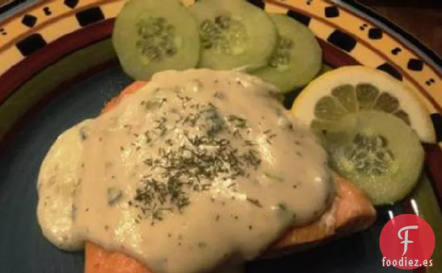 Salmón en Salsa de Champán