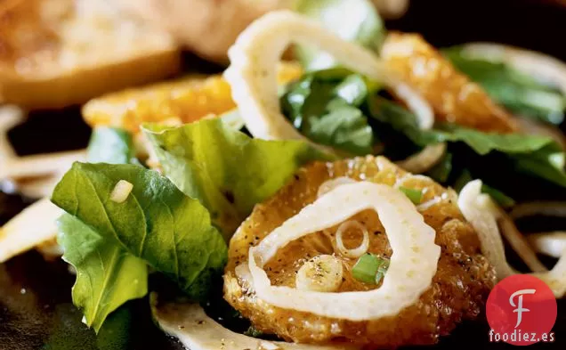 Ensalada de Rúcula, Hinojo y Naranja