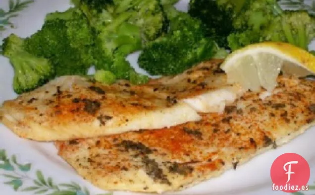 Tilapia de Parmesano a la Parrilla (Baja en carbohidratos)