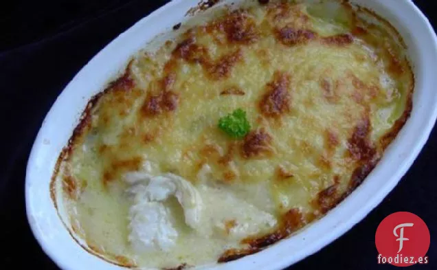 Bacalao al Horno de Nueva Inglaterra en Salsa de Queso