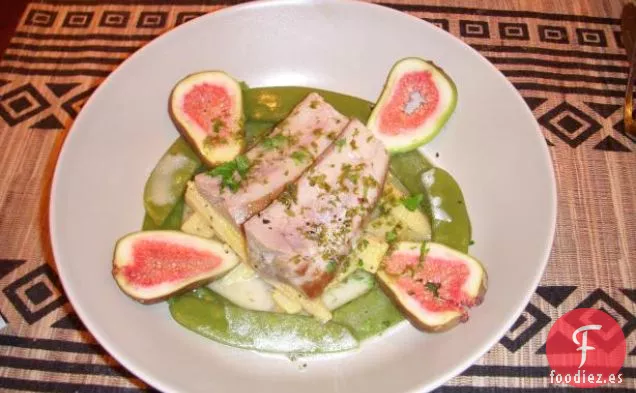 Atún a la Sartén en Salsa de Chardonnay
