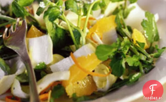 Ensalada De Escarola, Rúcula Y Mandarina