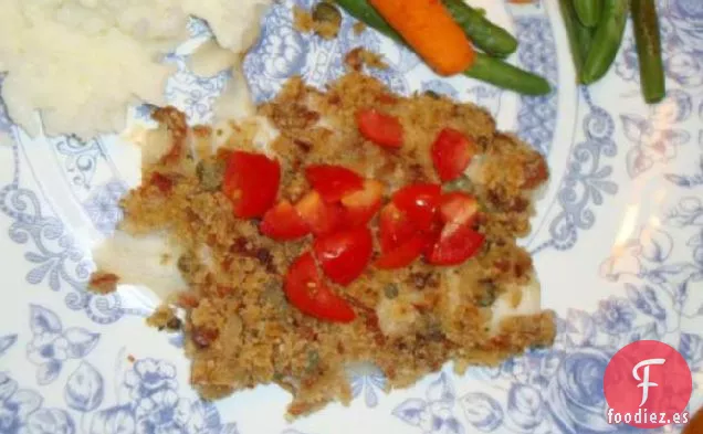 Eglefino con Tocino y Cebolla