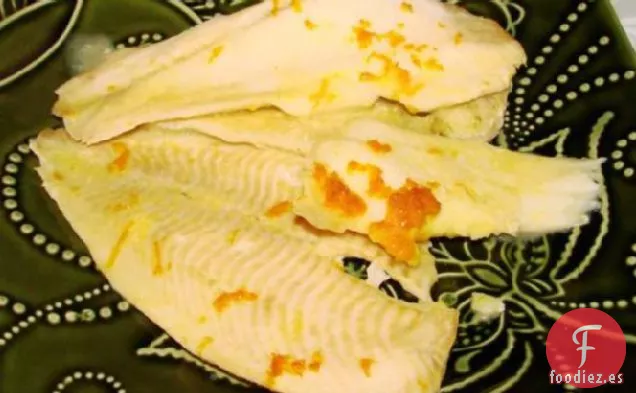 Pescado al Horno con Salsa de Naranja