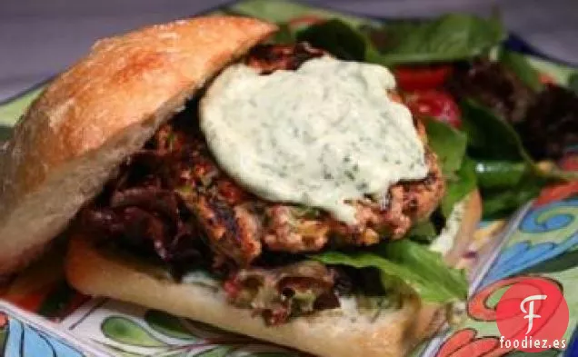 Hamburguesas de Salmón Fresco con Mayonesa de Estragón