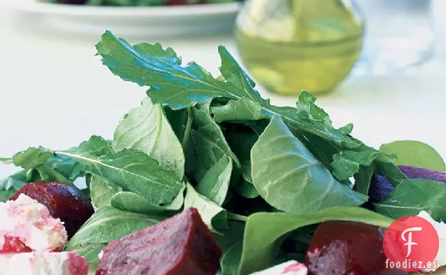 Ensalada Marroquí de Rúcula Con Remolacha y Salata de Ricotta