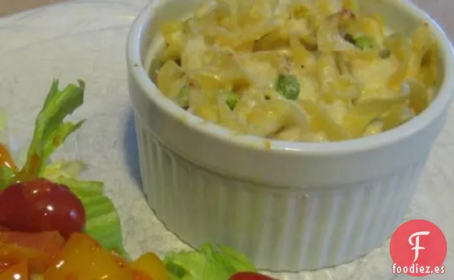 Cazuela de Fideos de Atún Dijon con Bajo Contenido de Grasa