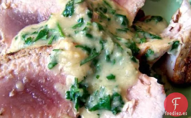 Atún a la Brasa en Salsa de Wasabi
