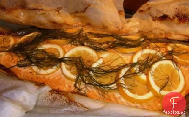 Salmón en Papel Pergamino