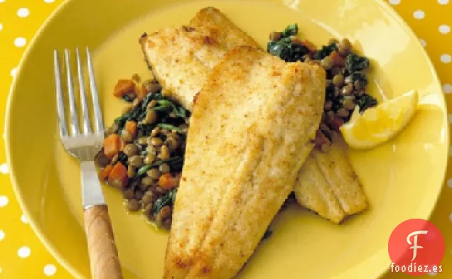 Trucha con Costra de Salvia