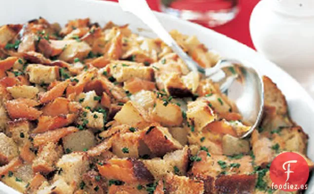 Cazuela de Desayuno de Salmón Ahumado y Patatas