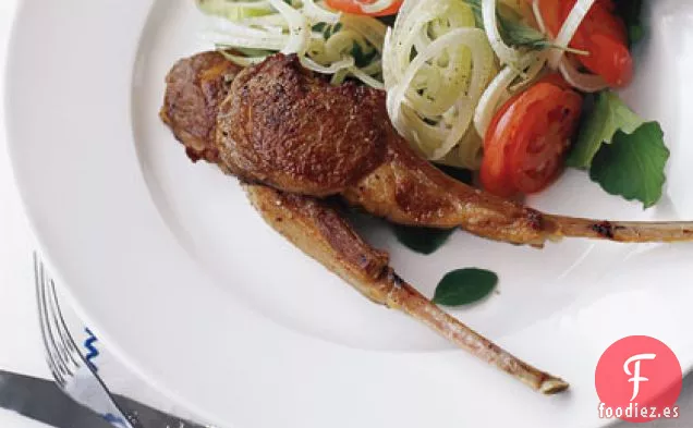 Chuletas de Cordero Mediterráneas
