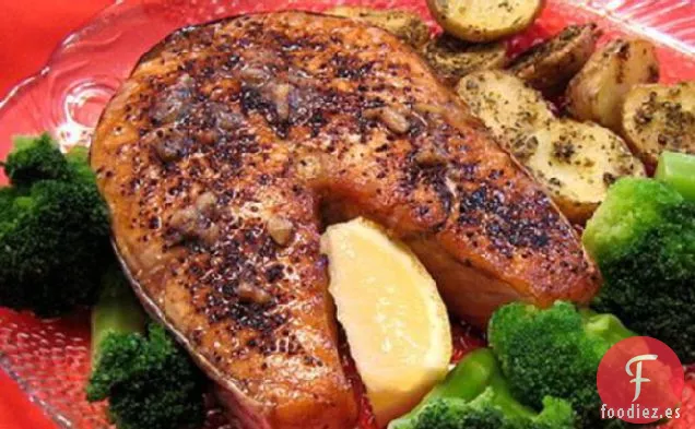 Salmón Con Ajo y Limón