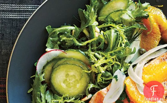 Frisée y Ensalada de Rúcula