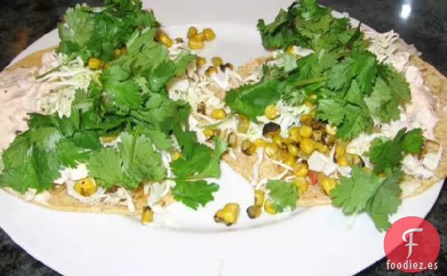 Tacos De Pescado Saludables Con Crema De Chipotle