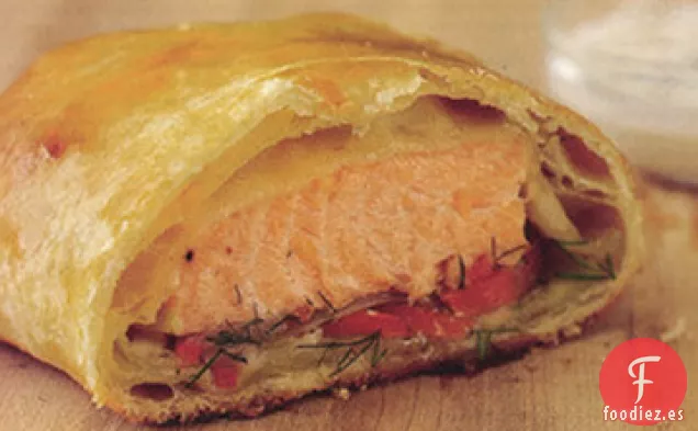 Receta de Salmón en Croûte