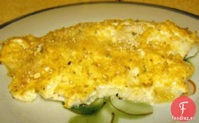 Tilapia Al Horno Con Corteza De Parmesano De Crema Agria