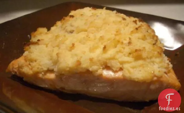 Salmón Cubierto Con Puré De Patatas