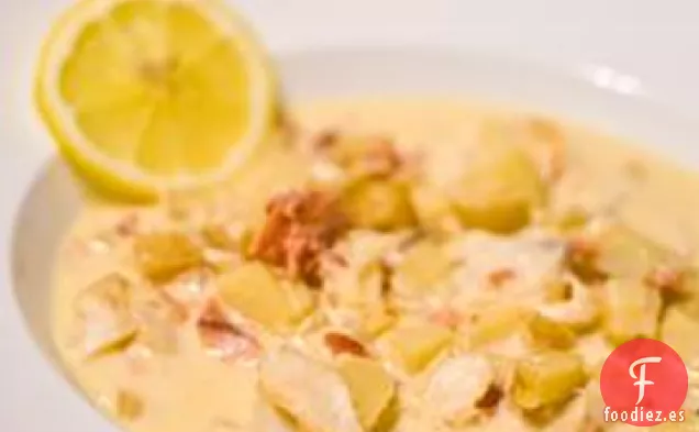 Sopa de Bacalao Ahumado y Chirivía