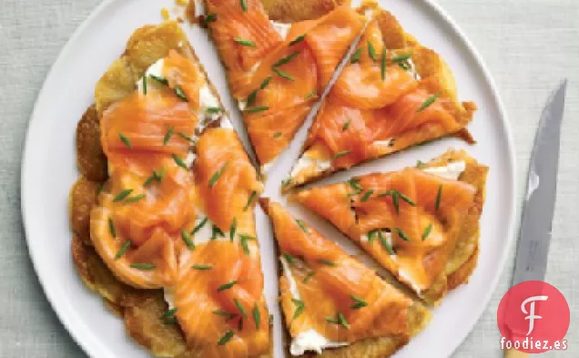 Galette de Patatas con Salmón Ahumado