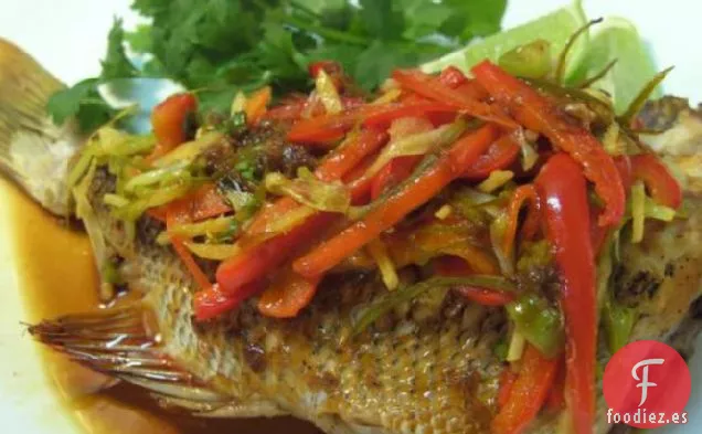 Pescado con jengibre de las Islas