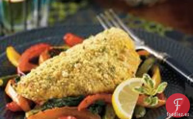 Bagre de Harina de Maíz Con Costra de Maní