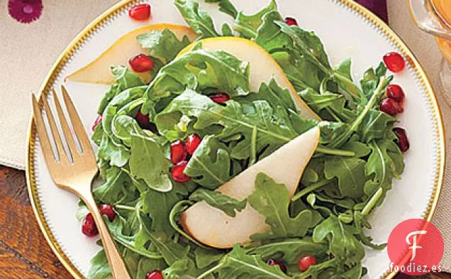 Ensalada de Granada, Pera y Rúcula