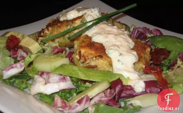 Pasteles de Pescado de Salmón y Bacalao