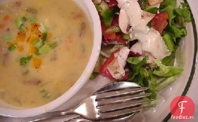Sopa de Pescado Rápida y Fácil Con Alioli de Ajo