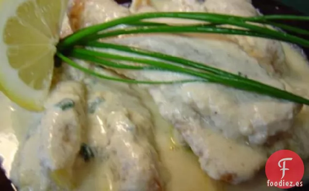 Bacalao con Salsa de Crema de Mostaza