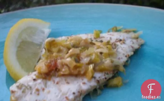 Bacalao Con Granos de Pimienta y Puerros (Ww 5 Puntos Más)