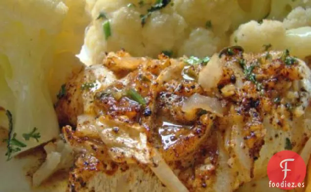 Bacalao Al Horno Del Algarve Con Coliflor (Pescada Assada)