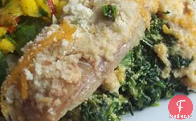 Horneado de Espinacas y Pescado de Tía Carol