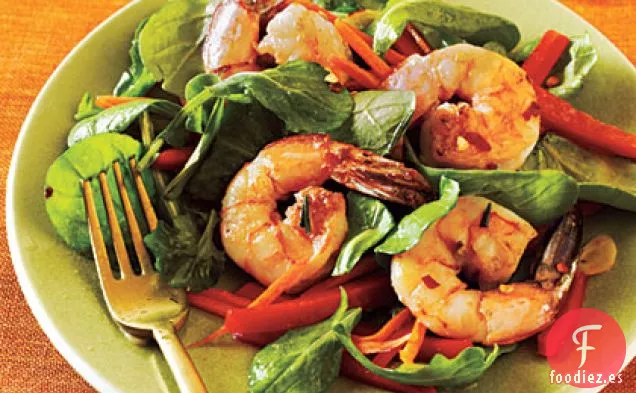Ensalada de Camarones y Rúcula