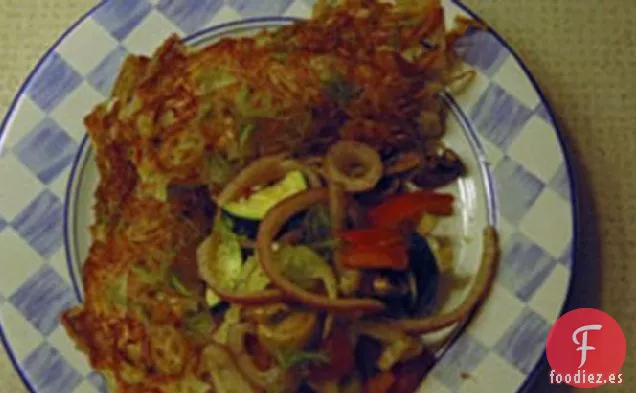 Filetes De Pescado Con Costra De Patata Y Romero