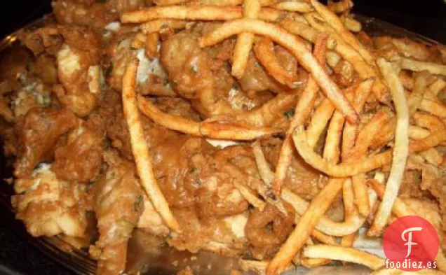 Pescado y Patatas Fritas Rebozados con Cerveza Británica