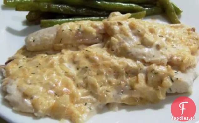 Pescado al horno en Mayonesa y Mostaza