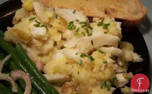 Crush de Patata Nueva y Eglefino Ahumado