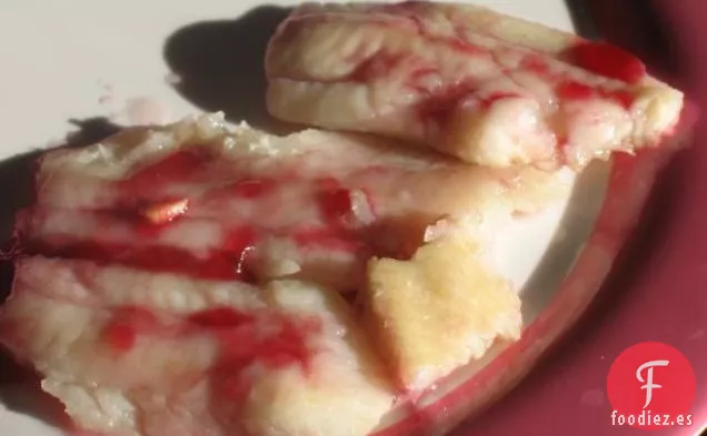 Fletán, A La Parrilla, Con Salsa De Ajo De Grosella Roja