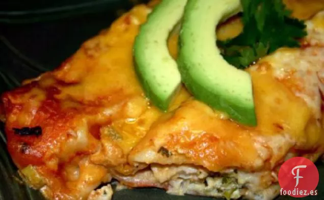 Enchiladas de Fletán Salado
