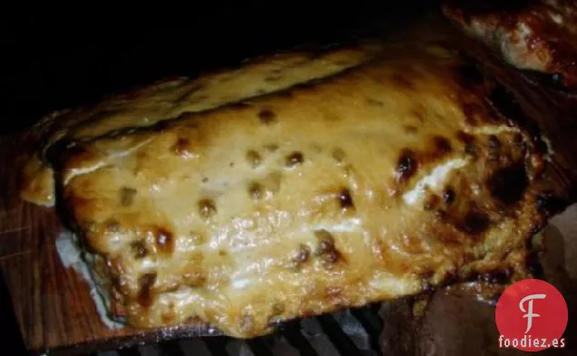 Fletán Con Mayonesa De Ajo Y Guarnición De Parmesano