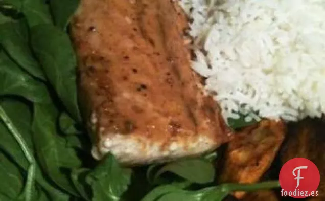 Mahi Mahi Con Glaseado De Soja De Azúcar Morena