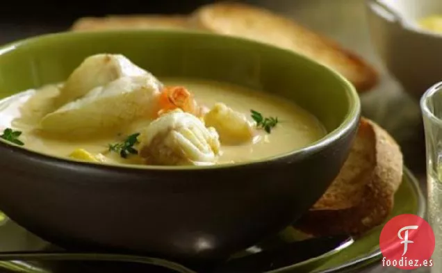 Bourride Sètoise-Sopa De Pescado Provenzal Con Aïoli