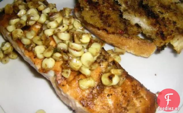 Salmón a la parrilla de Bobby Flay (Saludable)